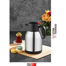 Star Termos 2 Litre Çift Kat Paslanmaz Çelik Termos  ( Piknik Kamp Outdoor Ofis Otel Kafe Okul )
