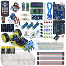 Uretmaker Fen Lisesi Robotik Kodlama Dersi Arduino Uygulama Eğitim Seti + Araç Kiti