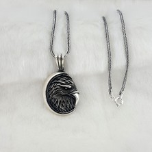 Tesbih Sepetim 925 Ayar Gümüş Kartal Model Kolye