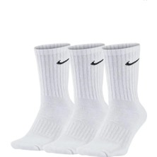 Nike SX7676 Çorap 3'lü/beyaz/38-42 Numara