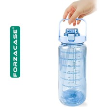 Forzacase Motivasyonel Spor Günlük Su Matarası Su Şişesi Suluk 2 Litre - FC117