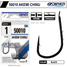 Owner 50010 Akemi Chinu Black Iğne No:3