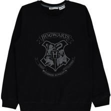 Harry Potter Erkek Çocuk Sweatshirt 10-13 Yaş Siyah