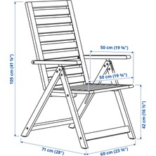 Hobiceyiz Ayarlanabilir Sandalye, Açık Kahverengi, Nammarö