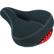 Bike Seat Arka Stop Lambalı Bisiklet Selesi Bisiklet Arka Stop Lambası Eyeri Genişletilmiş, Rahat, Nefes Alabilen, Yüksek Elastik Sünger Koltuk (Yurt Dışından)