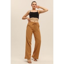 Diaves Tarçin Keten Karışımlı Bol Kesim Pantolon