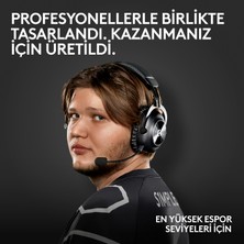 Logitech G PRO X 2 LIGHTSPEED Kablosuz DTS:X Headphone 2.0 - 7.1 Surround Ses Oyun Kulaklığı - Pembe