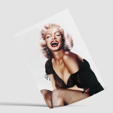 Moon Artica Marilyn Monroe'nun Kahkahası A4 Poster