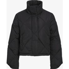 Jjxx Jxunit Short Quilted Jacket Otw Kadın Siyah Mont 12236457-BLACK