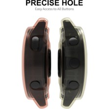 Daart Garmin Forerunner 265S Drop Anti-Drop Izleme Kılıfı Şeffaf Tpu Koruyucu Çerçeve Kapağı (Yurt Dışından)