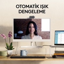 Logitech BRIO 100 Full HD 1080p Gizlilik Kapaklı Mikrofonlu Web Kamerası - Siyah