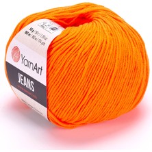 Yarnart Jeans  Amigurimi & Motif El Örgü Ipi 50GR - 77 Neon Turuncu