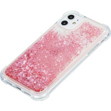 Forestl Digital Glitter Powder Quicksand ve Tpu Telefon Kapağı Iphone 12 Pro/iphone 12 - Kırmızı (Yurt Dışından)