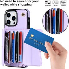 Forestl Digital Iphone 12/12 Pro Pu Deri +Tpu Telefon Kılıf Yuvaları Kısa +Uzun Kayışlar-Doğru ile Kickstand Cover (Yurt Dışından)