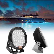 C9 Tekne Için 9" 96W 32 LED Explorer Siyah Off Road LED Lamba