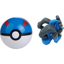 ThreeMB Toys Pokemon Orijinal Lisanslı Elf Topu Lucario - Kutusuz