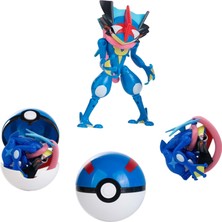 ThreeMB Toys Pokemon Orijinal Lisanslı Elf Topu Ash-Greninja