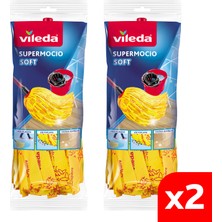 Vileda 2 Paket Supermocio Soft %30 Mikrofiberli Yedek Paspas