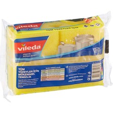 Vileda 2 Paket 2'li Yeşil Klasik Oluklu Sünger