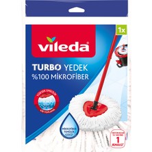 Vileda Turbo Üçgen Başlık Mikrofiber Yedek Paspas