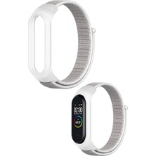 Pistech Xiaomi Mi Band 5/6 Uyumlu Hasır Dokuma Yüksek Kalite Kordon Kayış