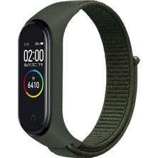 Pistech Xiaomi Mi Band 3/4/5/6/7 Uyumlu Hasır Dokuma Yüksek Kalite Kordon Kayış