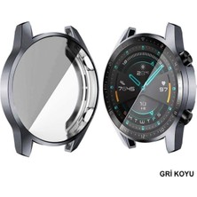 Pistech Huawei Watch Gt2 46MM Ekran Koruma Ultra Ince Silikon Kılıf (Yüksek Kalite)