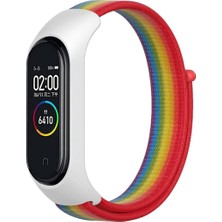 Pistech Xiaomi Mi Band 5/6 Uyumlu Hasır Dokuma Yüksek Kalite Kordon Kayış