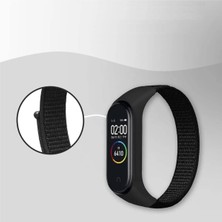 Pistech Xiaomi Mi Band 3/4/5/6/7 Uyumlu Hasır Dokuma Yüksek Kalite Kordon Kayış