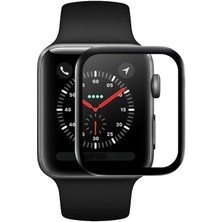 Pistech Apple Watch 42MM (2-3-4-5-6-Se) 3D Tam Kapatan Kavisli Ekran Koruyucu A+ Yüksek Kalite