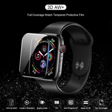 Pistech Apple Watch 42MM (2-3-4-5-6-Se) 3D Tam Kapatan Kavisli Ekran Koruyucu A+ Yüksek Kalite