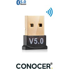 Pistech Mini V5.0 USB Bluetooth Dongle 5.0 Bluetooth Adaptör [tak Çalıştır]