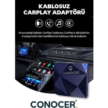 Pistech Android Auto Kablosuz Carplay Adaptörü