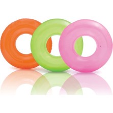 Şeffaf Simit 51CM - Mavi 3 -6 Yaş