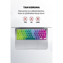 Pistech Macbook Air 2020 13 Inc M1 A2337 / A2179 Uyumlu Türkçe Q Klavye Slim Klavye Koruyucu Kılıf