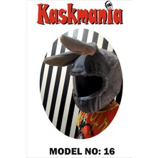 Kaskmania Peluş Kask Kılıfı Grey Rabbit