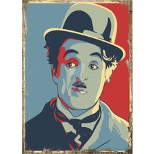 Bedeko Charlie Chaplin Mdf Tablo