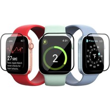 Pistech Apple Watch 7-8 (45MM), 3D Tam Kaplayan ( Yüksek Kalite ) Kırılmaz Nano Ekran Koruyucu