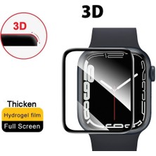 Pistech Apple Watch 7-8 (45MM), 3D Tam Kaplayan ( Yüksek Kalite ) Kırılmaz Nano Ekran Koruyucu