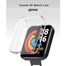 Pistech Xiaomi Mi Watch Lite Uyumlu Yüksek Kalite 360 Derece Yumuşak Kasa ve Ekran Koruyucu