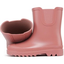 Igor W10274 Tokıo Kız Çocuk Çizme %100 PVC Malzemeden Düz Topuklu Pembe Ayakkabı