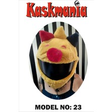 Kaskmania Peluş Kask Kılıfı Sarı Palyo