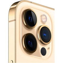 Pistech iPhone 11 Pro/11 Pro Max Uyumlu Alüminyum Alaşım 3D Kamera Lens Koruyucu Gold [3'lü Set]