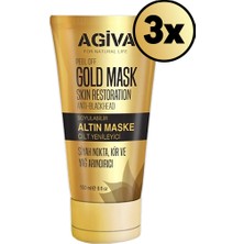 Agiva Gold Maske 150ML 3'lü Paket