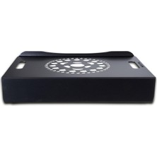 Voll Blume Siyah Laptop Altlığı Notebook Standı Sehpası Blume
