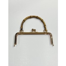 Karan Tuhafiye Çanta ve Cüzdan Klipsi Bambu Saplı Kare Model 20 cm