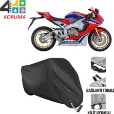 AUTOES Honda Cbr 1000 Rr Sp Branda Motosiklet Brandası Bağlantı ve Kilit Uyumlu Siyah