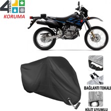 AUTOES Suzuki Drz 400 S Branda Motosiklet Brandası Bağlantı ve Kilit Uyumlu Siyah