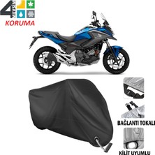 AUTOES Honda Nc 750X Dct Branda Motosiklet Brandası Bağlantı ve Kilit Uyumlu Siyah