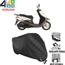 AUTOES Honda Fizy 125 Branda Motosiklet Brandası Bağlantı ve Kilit Uyumlu Siyah